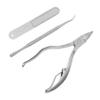 minkissy Stainless Steel Manicure Kit with Nail Trimmer and Nail Clipper view 1