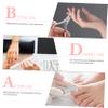 minkissy Stainless Steel Manicure Kit with Nail Trimmer and Nail Clipper view 3