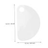 minkissy 1-Piece Reusable Clear Acrylic Nail Art Palette view 3