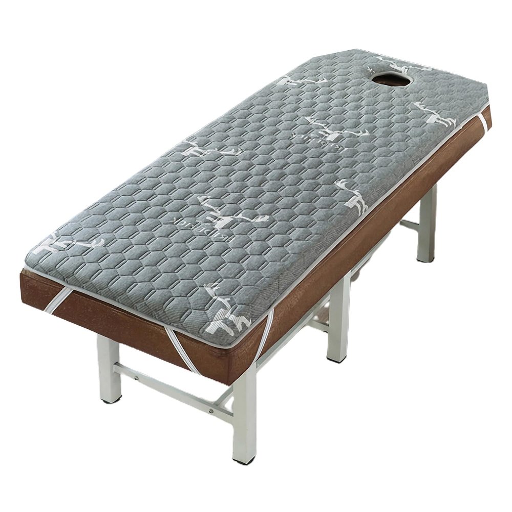 CRLED Non-Slip Memory Foam Mattress Topper for Massage Tables, 3/4/5/6 cm, 75 x 190 cm