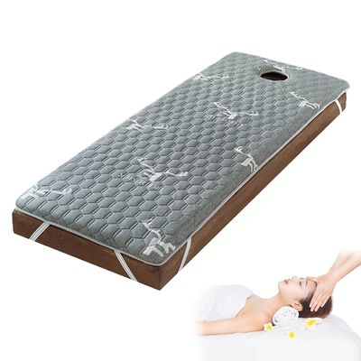 CRLED Non-Slip Memory Foam Mattress Topper for Massage Tables, 3/4/5/6 cm Spa Bed Pad with Breathing Hole, 5 cm/2.0 in, S 70 x 180 cm