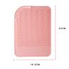 Silicone Heat-Resistant Styling Station Safety Mat for Hair Straighteners, Pink view 4