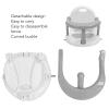 Foldable Baby Bath Seat, Height-Adjustable, Non-Slip, Safe Toddler Bath Seat with Secure Suction Cups, Multifunctional and Sturdy (Gray) view 4
