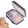 Exbert Travel Pill Organizer, Large Capacity, Compact Medication Box, Travel Size, Pill Container for School Bags, Crossbody Bags, Wallets, Backpacks, Suitcases and Coat Pockets view 1