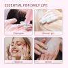 owlyee Travel Bottles with Flip-Top Caps, Empty Shampoo Bottles, 100 ml, Pink view 3