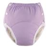 Cotton Adult Incontinence Pants, Washable and Breathable, Adjustable, Leakproof, Purple, L view 2