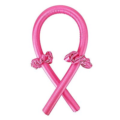 Heatless Flexi Rod Hair Curlers, Type C – Rose Red
