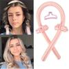 Heatless Silk Curling Rod Headband, Blue, No Clip view 4