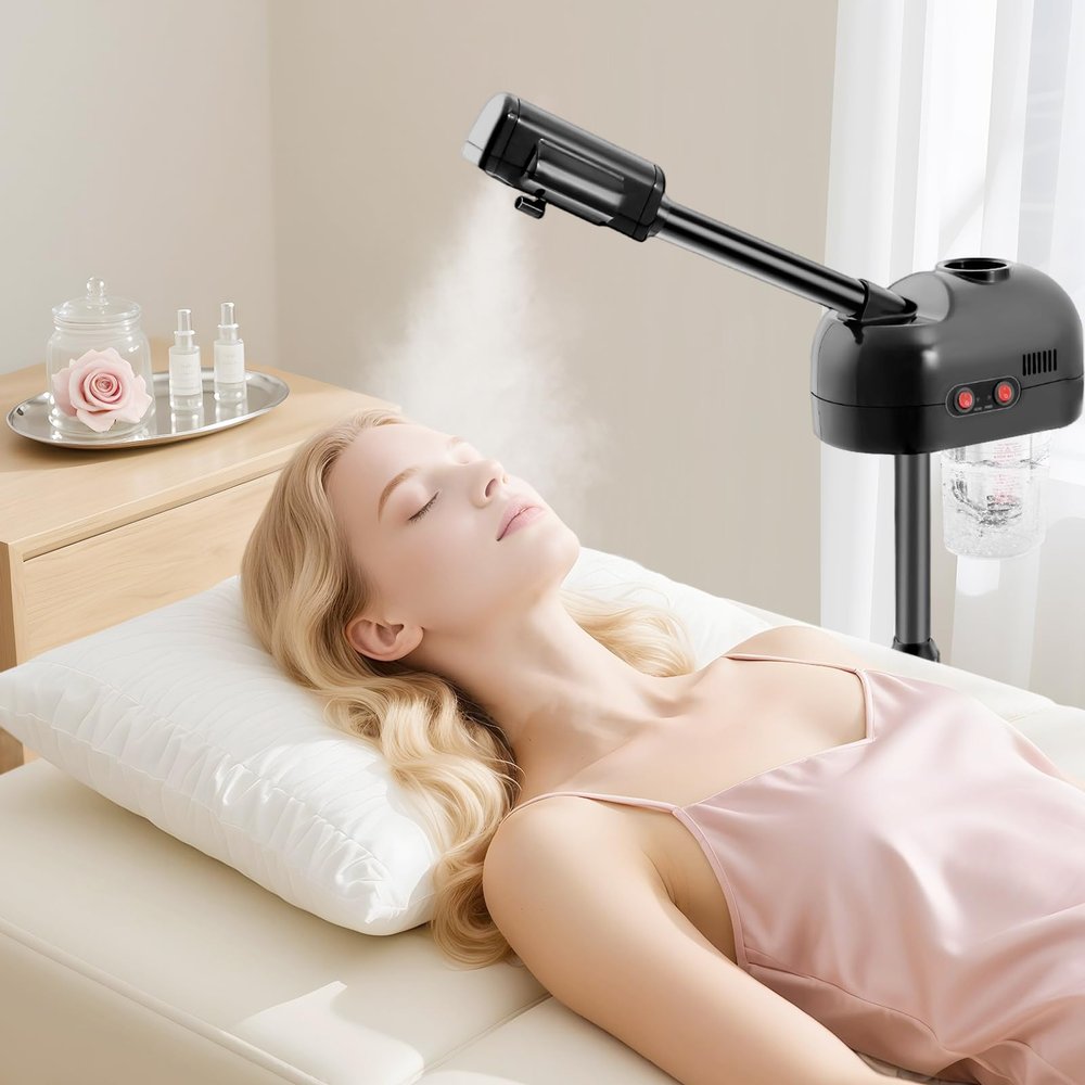 2-in-1 Facial Steamer, 800 W Vapozone with Ozone and Magnifying Lamp, 220 V