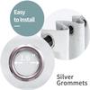 Shaari Blackout Curtains with Grommets, 2-Piece Set view 3