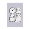 artboxONE Metal Poster 30 x 45 cm for Kids, Kawaii Ghosts by BAINAI view 1