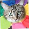 Amosfun 2-Piece Funny Sunflower Hats for Pets, Adjustable Headwear for Cats and Dogs, Birthday and Halloween Decorations view 4