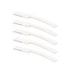 Foldable Eyebrow Razors, 9-Piece Set, Stainless Steel and ABS, White view 1
