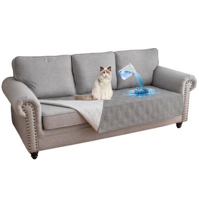 Thdsubb 100% Waterproof Dog Blanket, Gray, 75 × 180 cm