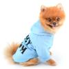 SMALLLEE_LUCKY_STORE Dog Hoodie for Small and Medium Dogs, "I Love My Mom" Pullover with Leash Hole view 2