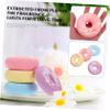 BESTonZON Soothing, Nourishing Natural Salt Bath Bombs, Donut-Shaped, 4-Pack, Random Colors view 2