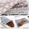 FANSU Washable Plush Dog Bed, Removable Calming Pet Bed for Small to Medium Dogs, 49 x 32 cm, Green Forest view 4