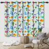 SDOTPMT 117 x 229 cm Cartoon Jungle Animal Blackout Curtains, 2 Panels view 1