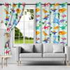 SDOTPMT 117 x 229 cm Cartoon Jungle Animal Blackout Curtains, 2 Panels view 2