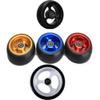 AiQima 1 Wheelchair Front Caster Wheel, 4/5 Inch, Solid Tire, Aluminum Rim view 3