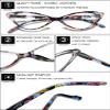 VEVESMUNDO Women's Cat-Eye Reading Glasses, Blue Floral, +2.5 view 4