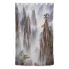 linqin Chinese-Style Landscape Curtain for Bedroom or Living Room, 84-Inch Room Divider, 1 Panel view 2