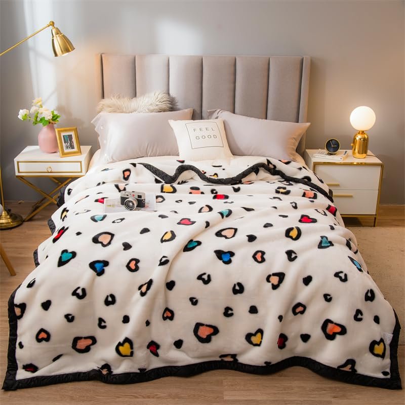 Double-Layer Plush Fleece Blanket, Super Soft, 200 x 230 cm, 3.5 kg