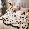 Double-Layer Plush Fleece Blanket, Super Soft, 200 x 230 cm, 3.5 kg view 2