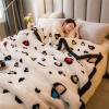 Double-Layer Plush Fleece Blanket, Super Soft, 200 x 230 cm, 3.5 kg view 3