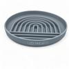 Lucky Hearts Willi Slow-Feed Bowl (Steel Gray) view 2