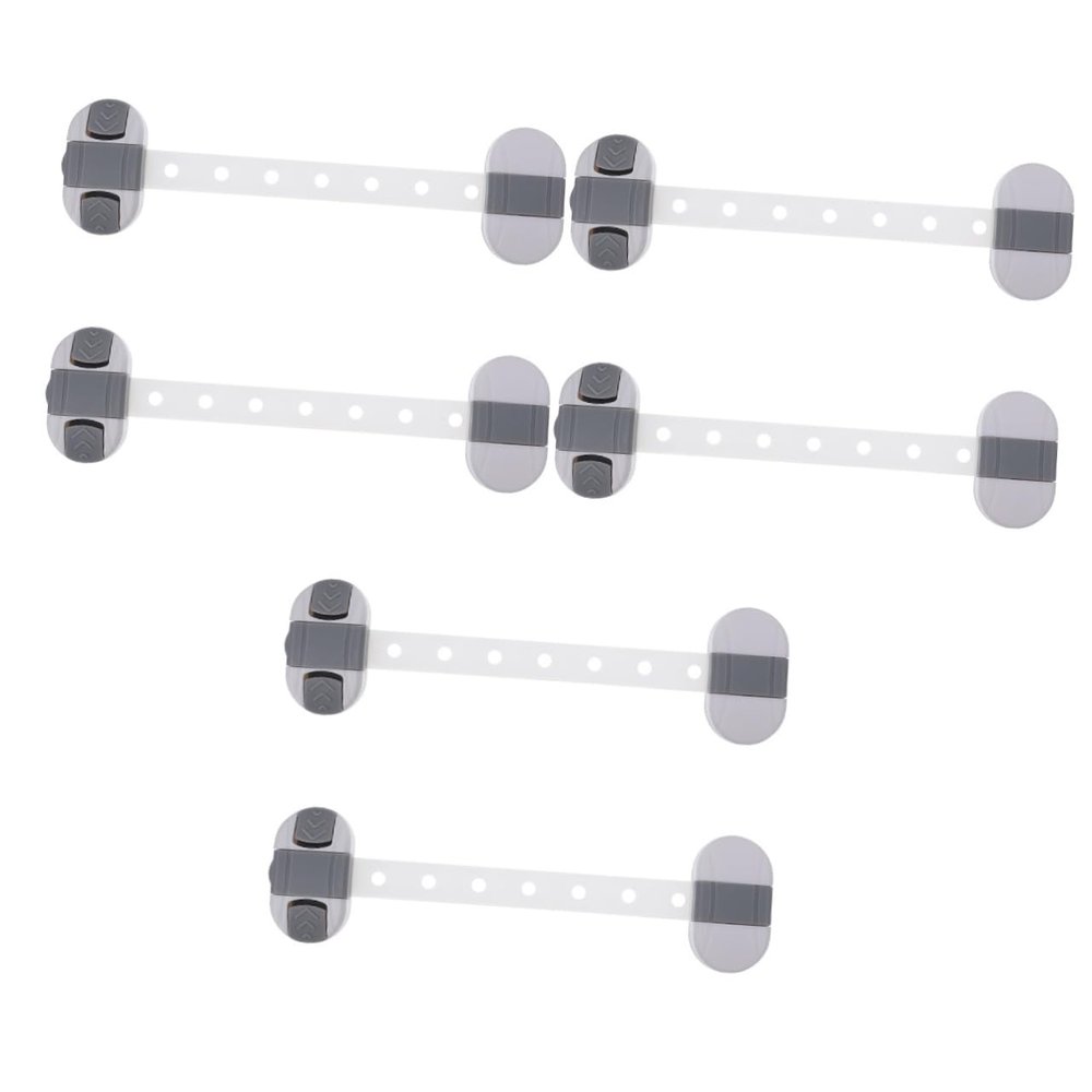 ibasenice 6-Pack Adjustable Childproof Refrigerator Locks