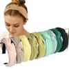 Whakano Women's Knotted Solid-Color Wide Headband, Light Brown view 3