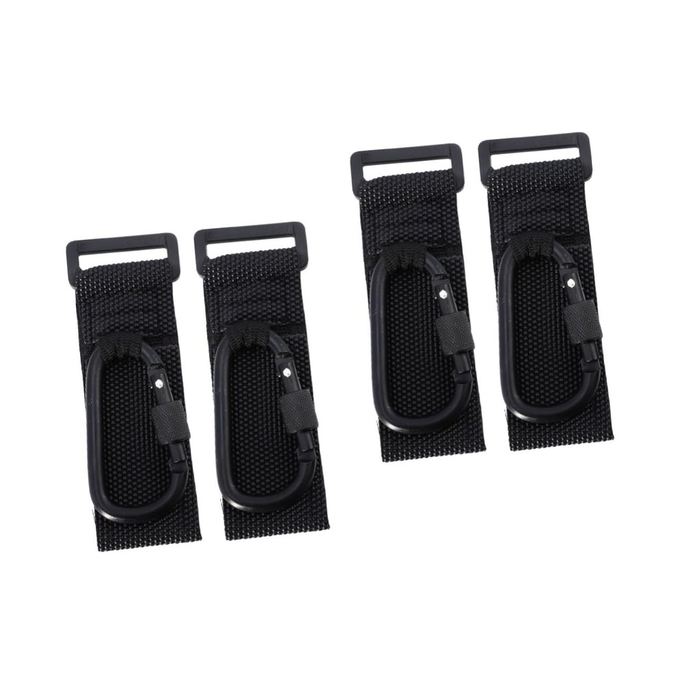 Toyvian 4-Piece Non-Slip Stroller Hooks for Diaper Bags and Shopping Bags, Compatible with Strollers and Shopping Carts