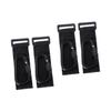 Toyvian 4-Piece Non-Slip Stroller Hooks for Diaper Bags and Shopping Bags, Compatible with Strollers and Shopping Carts view 1