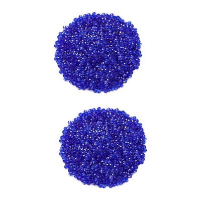 LIFKOME 2 Sets Table Decoration for Weddings, 4–5 mm Acrylic Crystals and Rhinestones, Vase Filler, Faceted Crystals for Crafts and Parties, Dark, 2,000 Pieces × 2