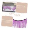 ABOOFAN 2 Sets Performance False Eyelashes, Glossy Curly Halloween Makeup, 3 Pairs view 3