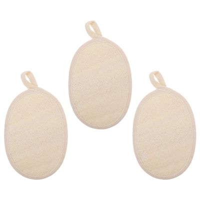 Beaupretty 2-Sets Body Bath Loofahs, Back Scrubber, Exfoliating Bath Brush, 3 Pieces Each