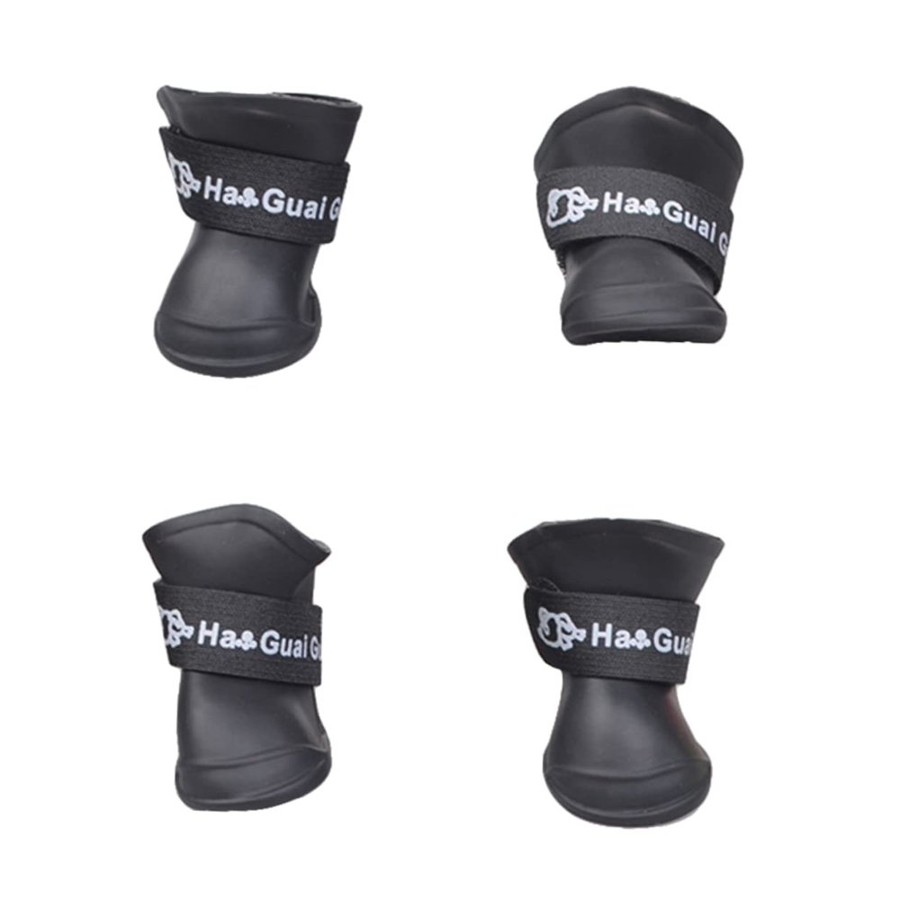 FRCOLOR Dog Boots - Waterproof Rubber Shoes for Puppies