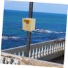 ABOOFAN Weather-Resistant Plastic Bird Nest Box and Sleeping Shelter for Budgerigars and Sparrows view 2