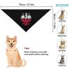 Polska Eagle Poland Pride Dog Bandanas, Triangular Pet Scarf for Small, Medium, and Large Pets view 2