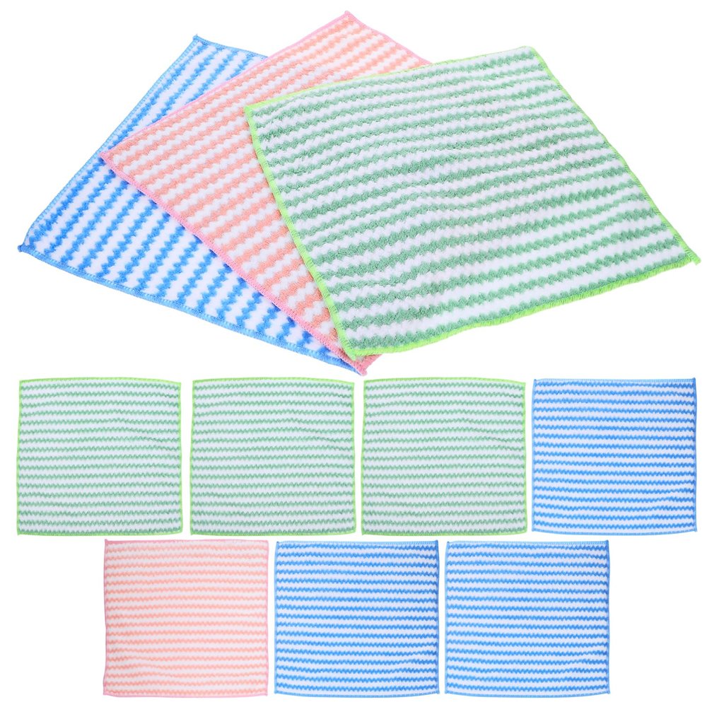 FRCOLOR 10-Pack Small Pet Fleece Blankets, Soft, Breathable and Washable