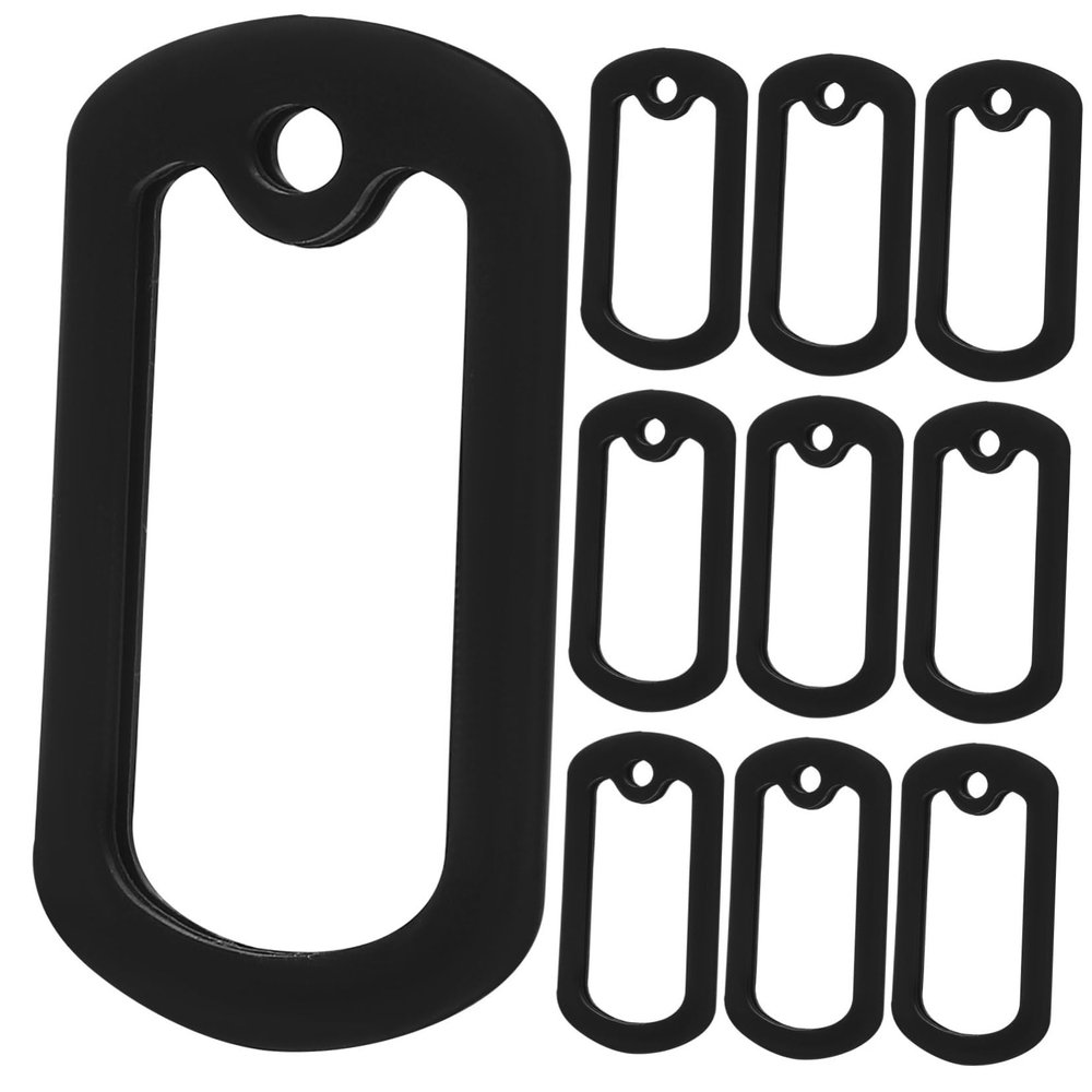Minkissy 12-Pack Dog Tag Protective Covers