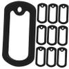 Minkissy 12-Pack Dog Tag Protective Covers view 1