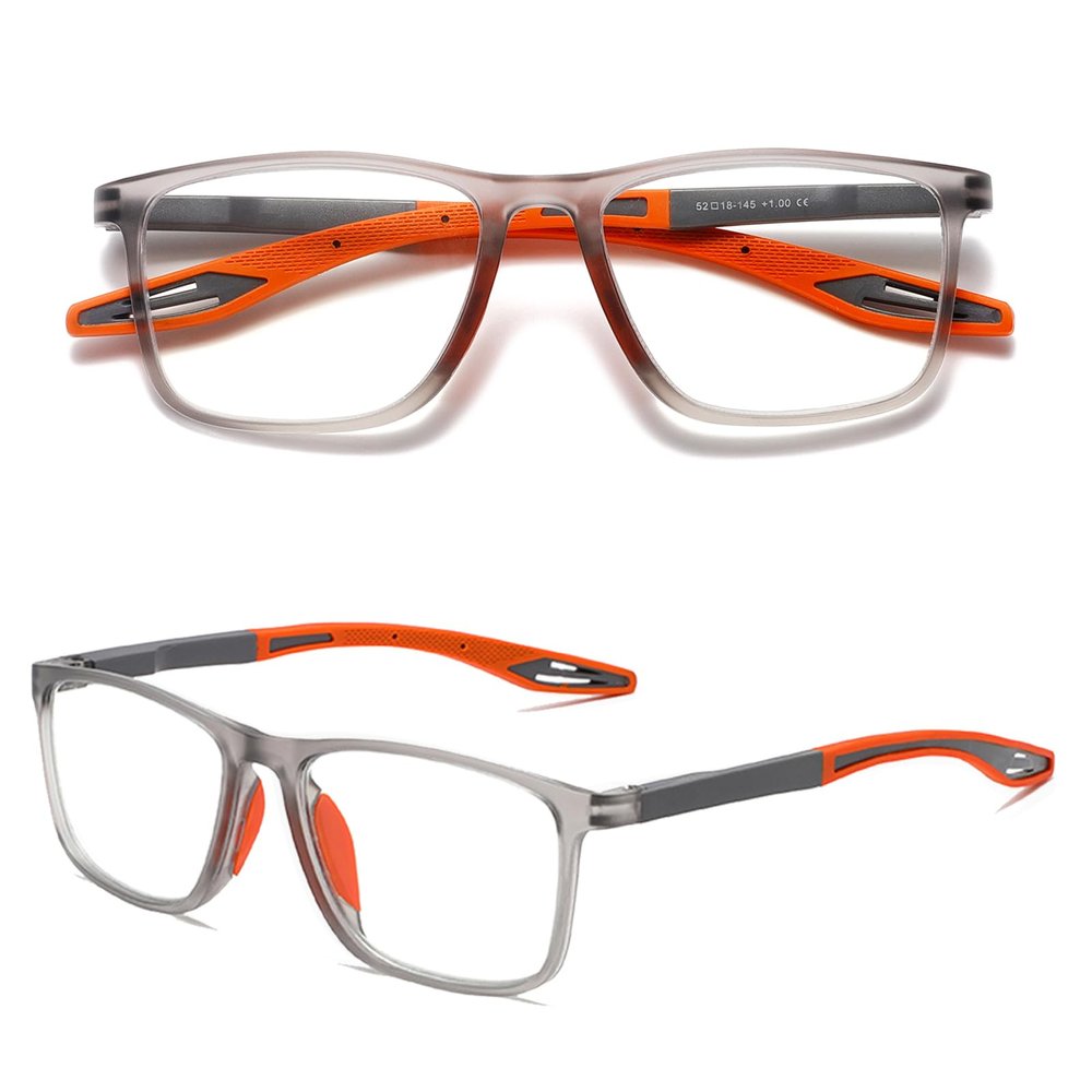 Hubeye TR90 Sport Reading Glasses for Men and Women