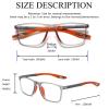 Hubeye TR90 Sport Reading Glasses for Men and Women view 3