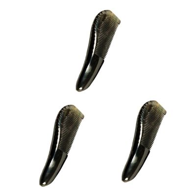 Beavorty 3-Piece Cattle Horn Anti-Static Hair Comb Set, Natural Horn Combs for Gentle Scalp Massage, Hairdressing and Hair Care