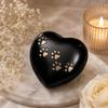 Royal Rapture Paw Heart Urn Without Stand for Dog or Cat Ashes, Black, 5 in. RHP03-02 view 3