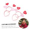 Beavorty 8-Piece Love Heart Headband Set for Valentine's Day view 4