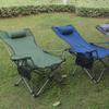 ONWEE Portable Folding Camping Chair with Armrests, Lightweight Reclining Chair with Cup Holder, for Picnics and Hiking, G Vision view 4