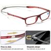 KOOSUFA Blue-Light-Filtering Reading Glasses with Magnetic Neck Holder, Red, 2-Pack, +1.5 view 3